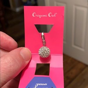 Origami Owl crystal ball dangle
